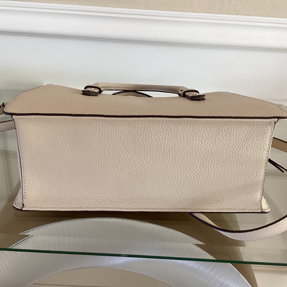 Kate Spade NY Mulberry Street Lise Satchel Crossbody Purse Bag Pebbled Leather - Picture 11 of 16